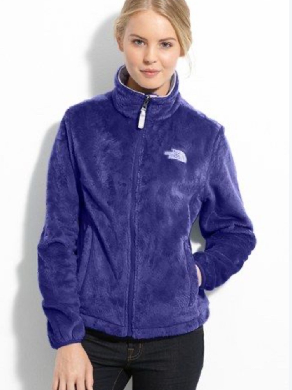 The North Face Women's Deep Purple Teddy Fleece Jacket